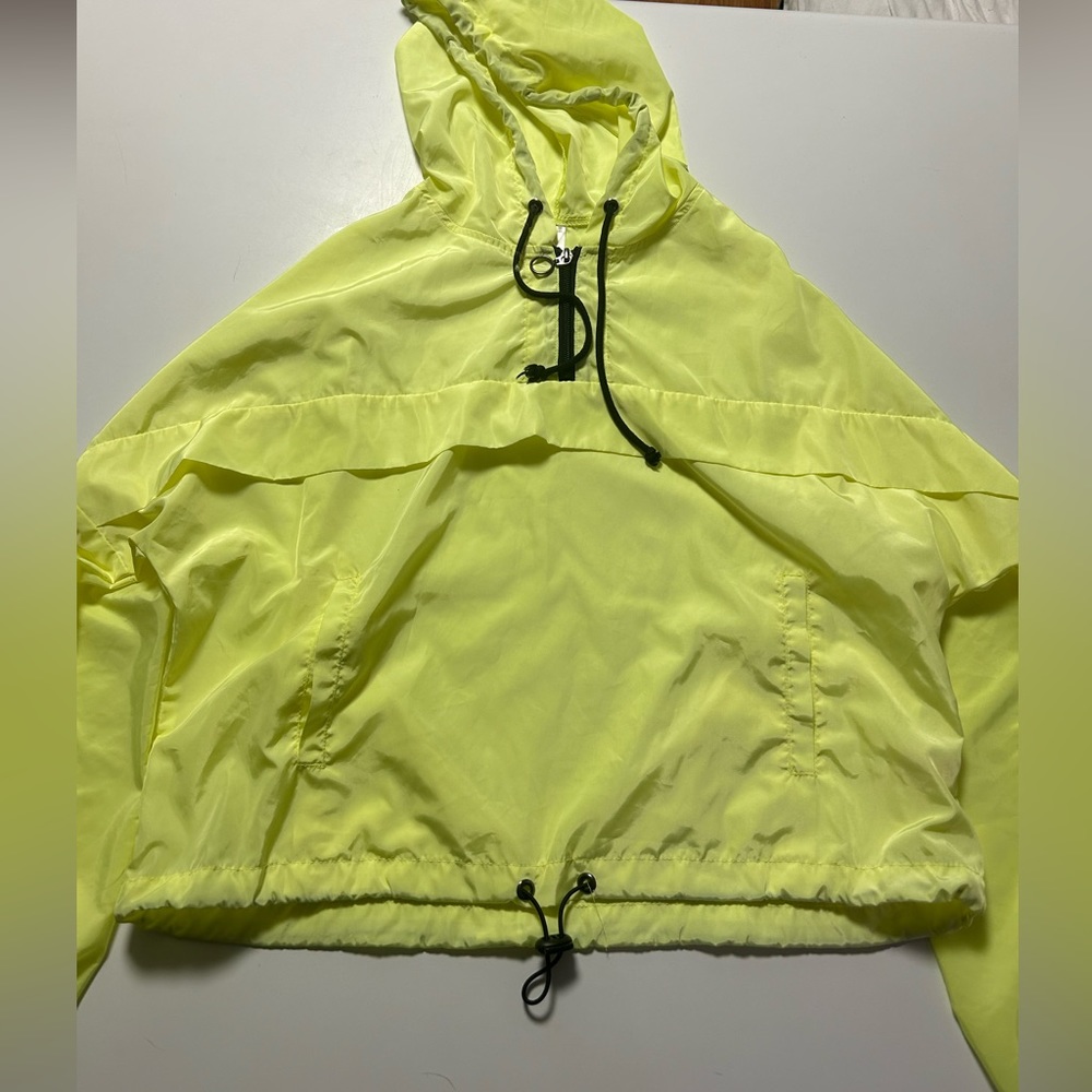Neon green hoodie